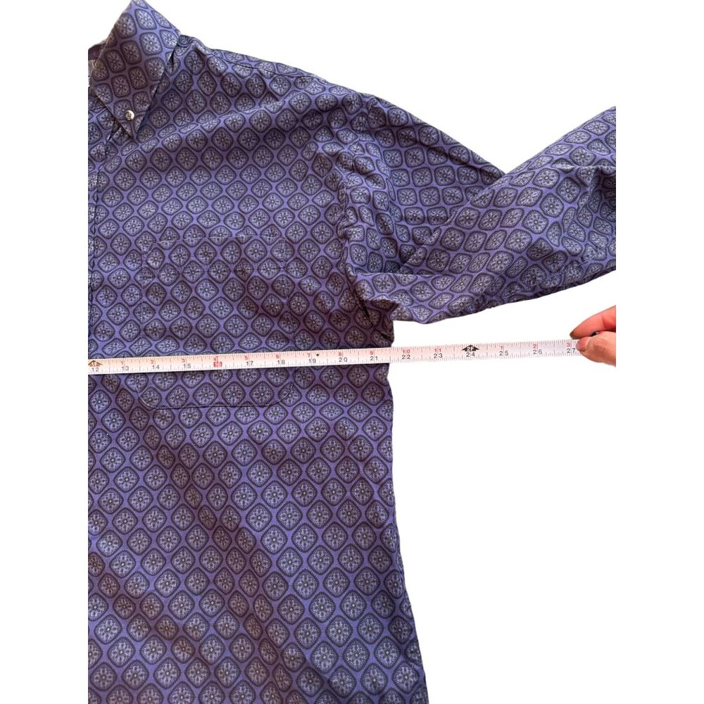 Panhandle Purple Geometric Medallion Western Button Down Shirt Mens M 38AWF17 h2 - Picture 5 of 6